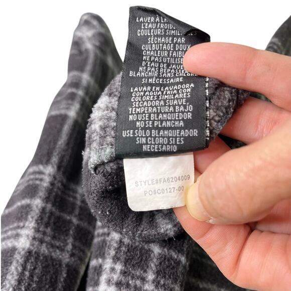 O'Neill Shirt Boys XL Dark Gray Super Fleece Snap Front Standard Fit Outdoorsy - Picture 8 of 10